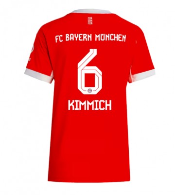 Lacne Ženy Futbalové dres Bayern Munich Joshua Kimmich #6 2025-26 Krátky Rukáv - Domáci